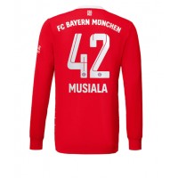 Bayern Munich Jamal Musiala #42 Fotballklær Hjemmedrakt 2022-23 Langermet